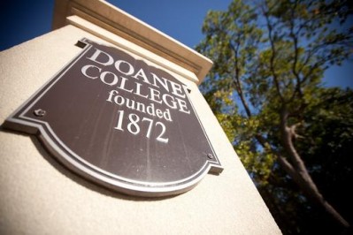 Doane College sign