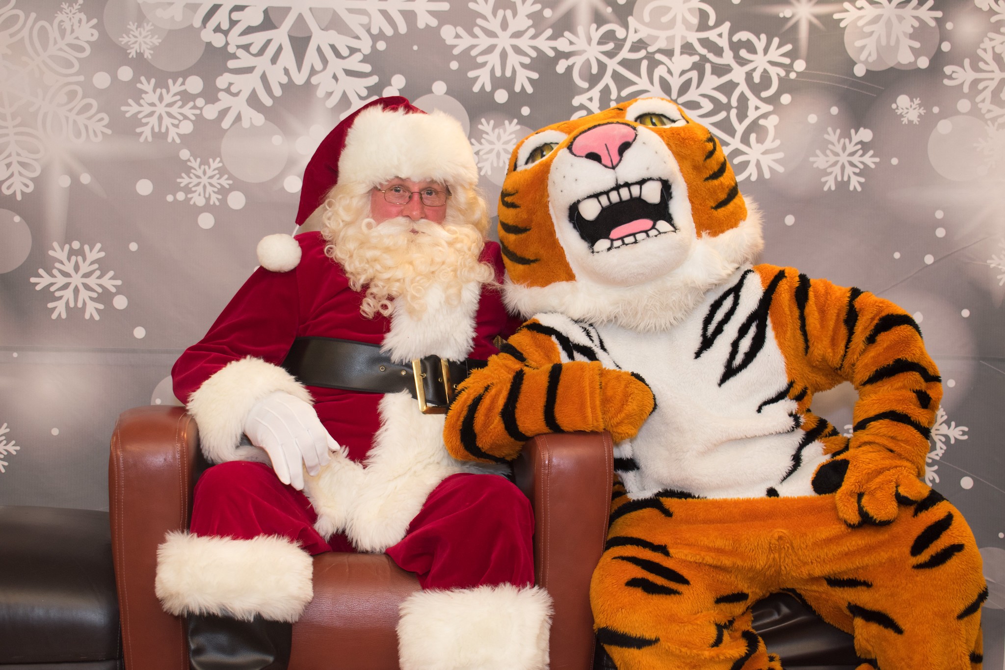 Santa and Thomas the Tiger
